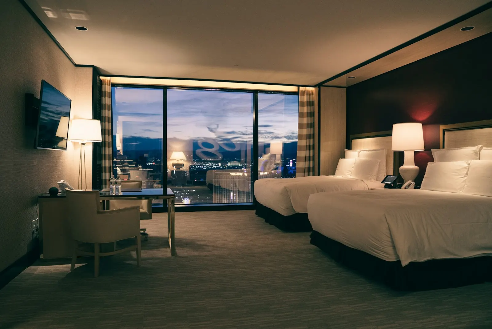 Luxury hotel interior and hospitality textile environment
